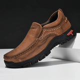 Robusto - Men's Casual Leather Outdoor Walking Loafers - Ashour Shoes