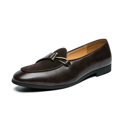 il lusso C - Italian style patent leather loafers for men - Ashour Shoes