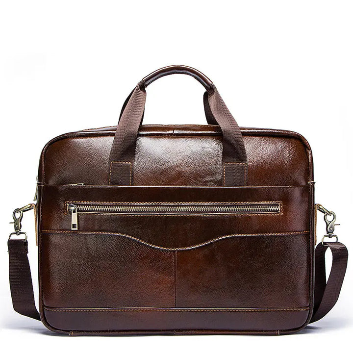 Ravino - Genuine Leather Business Briefcase – Professional Bag MultiPocket