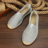 Estivo - Unisex Casual Slip-On Hemp Canvas Espadrille Flats - Ashour Shoes