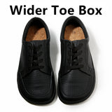 Spazio - Unisex Barefoot Genuine Leather wide toe box Sneakers - Ashour Shoes
