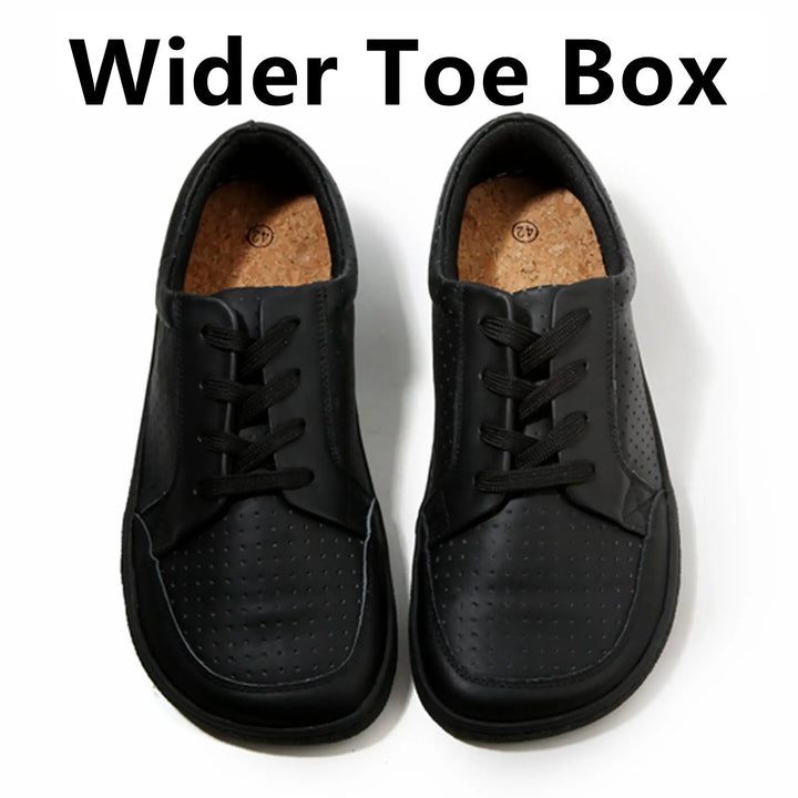 Spazio - Unisex Barefoot Genuine Leather wide toe box Sneakers