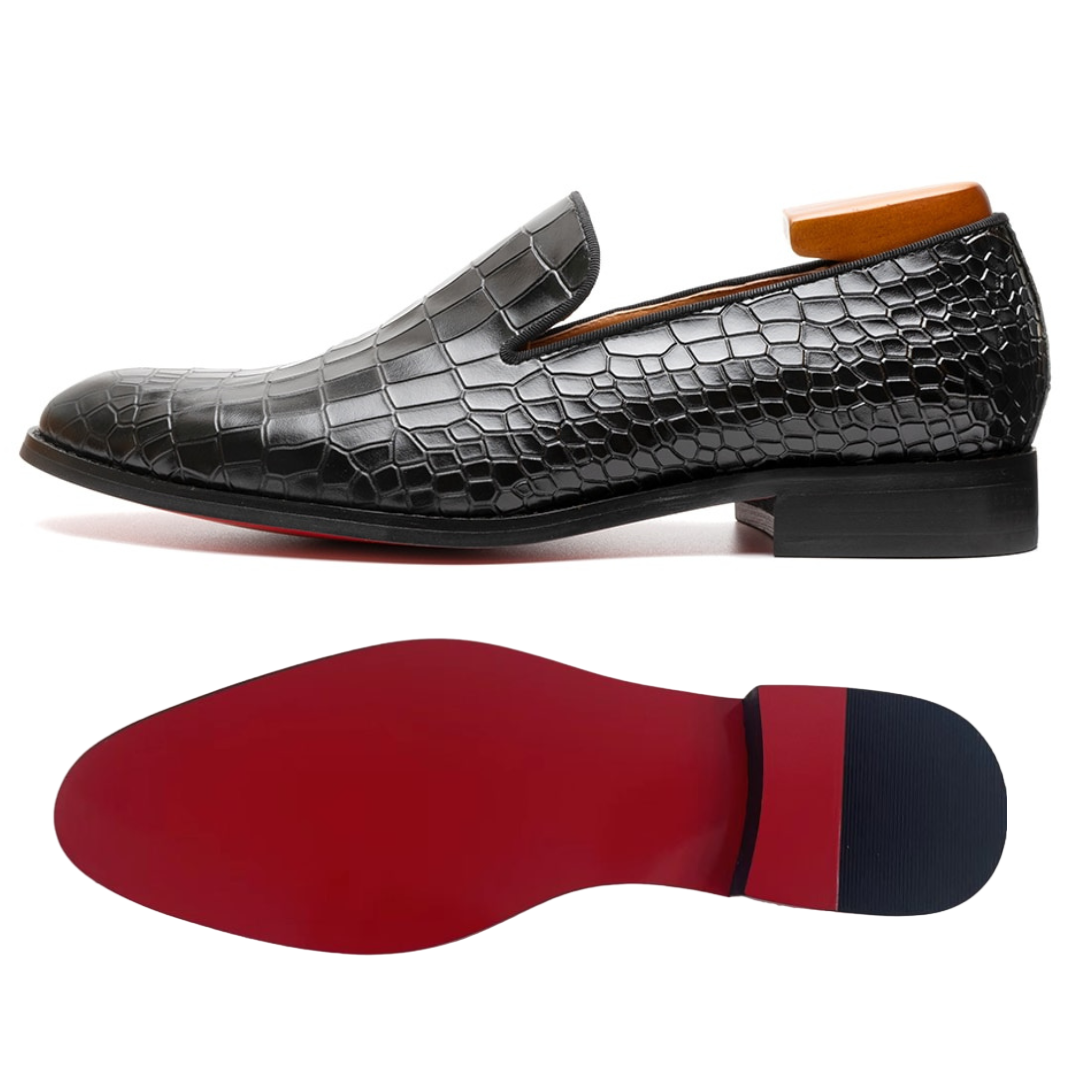 Red 2025 bottom loafer