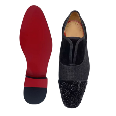 Rossi Luxx - Unique Red bottom sole Genuine Leather loafers for men