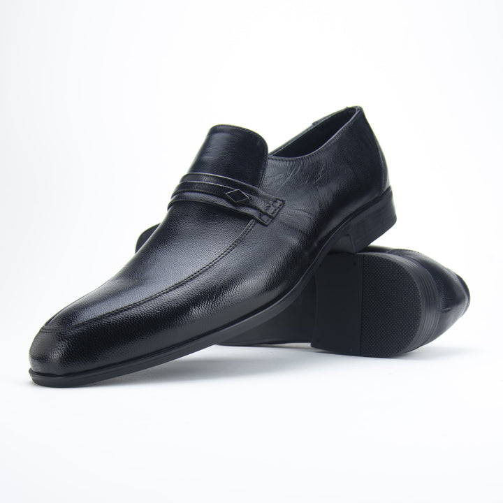 Ashour's CL - Classic leather dress loafers for men (signature collection) - Ashour Shoes