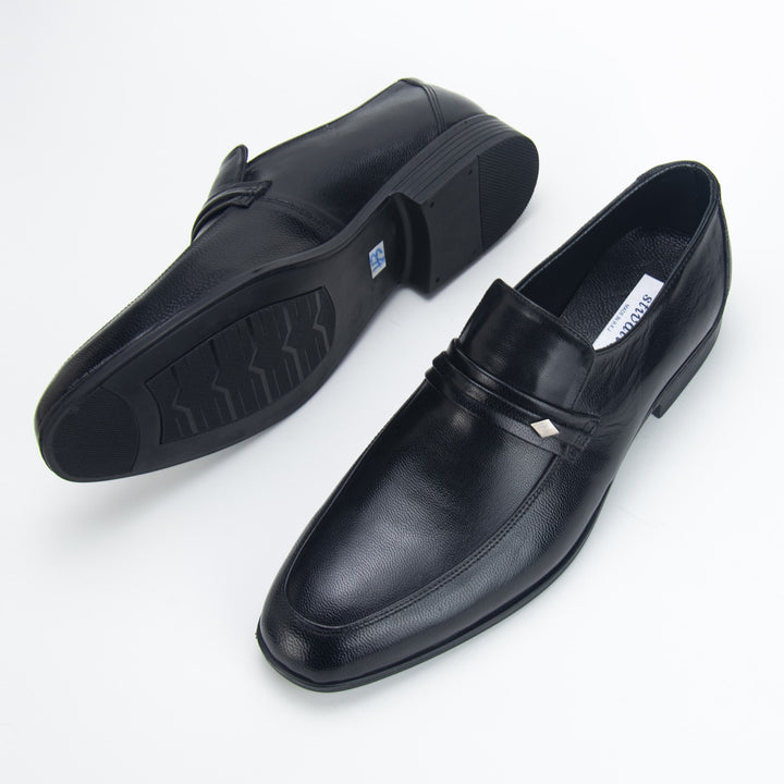 Ashour's CL - Classic leather dress loafers for men (signature collection) - Ashour Shoes