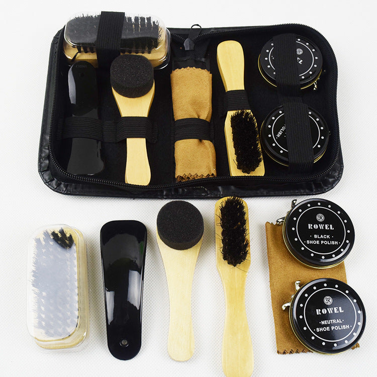 Brillo - 8-Piece Shoe Shine & Care Kit in Zip Travel Case - view 4