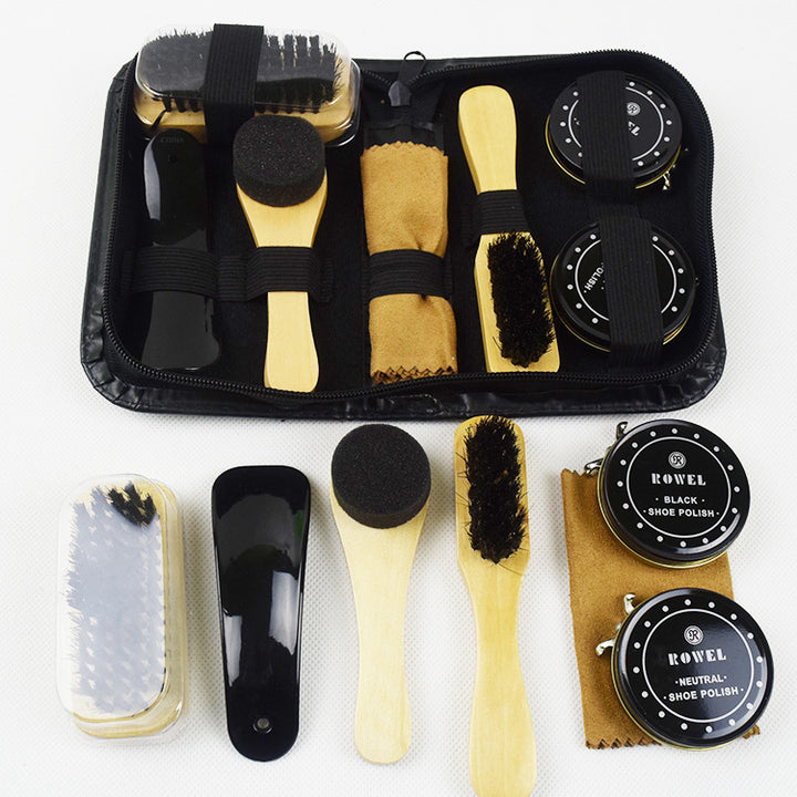 Brillo - 8-Piece Shoe Shine & Care Kit in Zip Travel Case - view 4