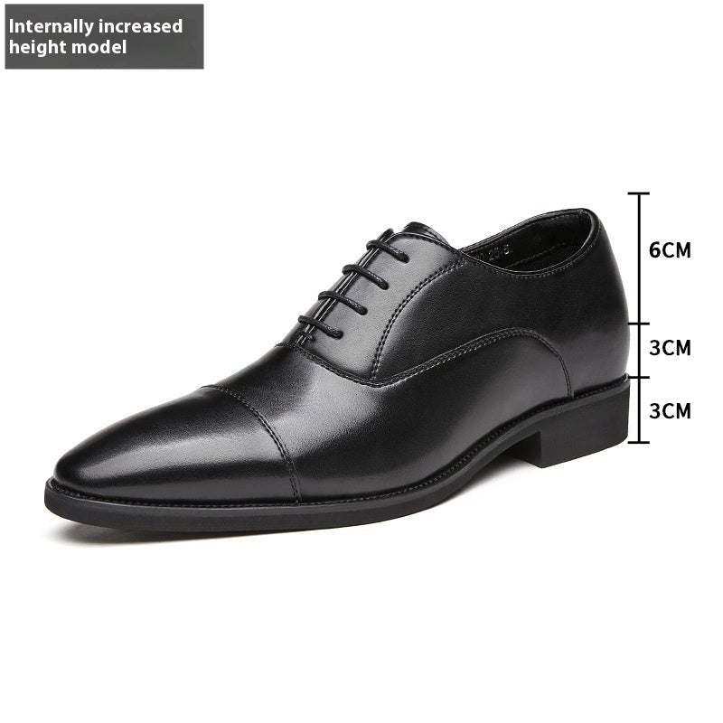 Altezza elevator oxford in black: about 6 cm of hidden height — view 6 of 8