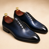 Ardito wholecut leather oxford dress shoes for men - studio product shot
