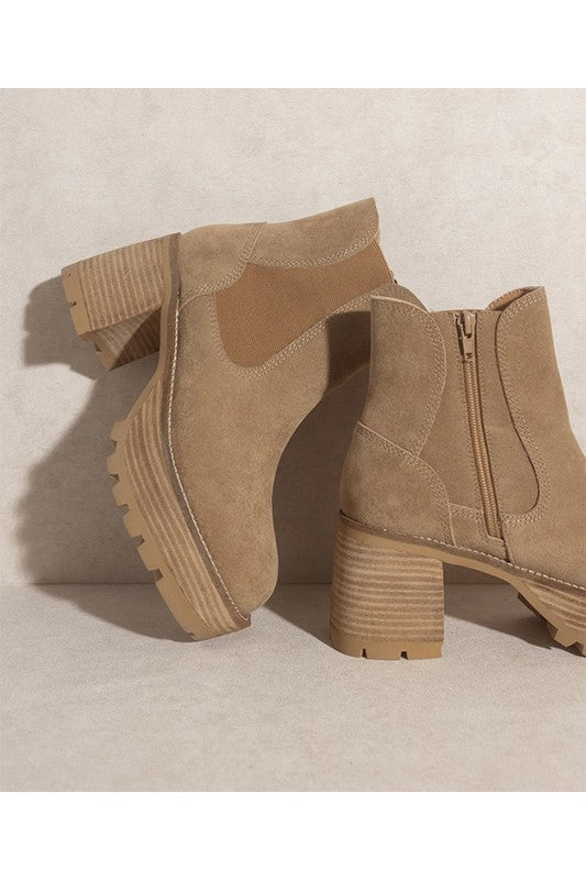 DOROTHY - Chunky Heel Chelsea boots for women