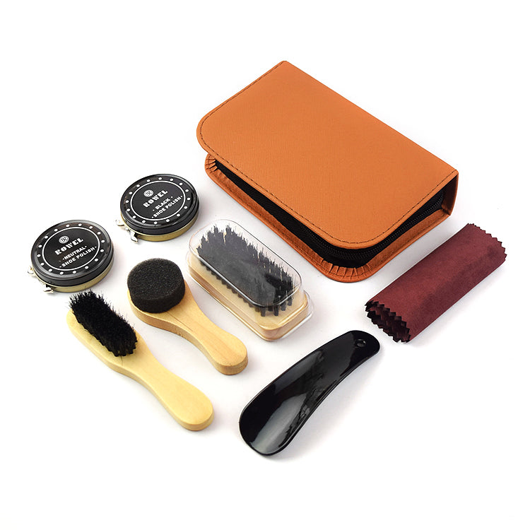 Brillo - 8-Piece Shoe Shine & Care Kit in Zip Travel Case - view 5