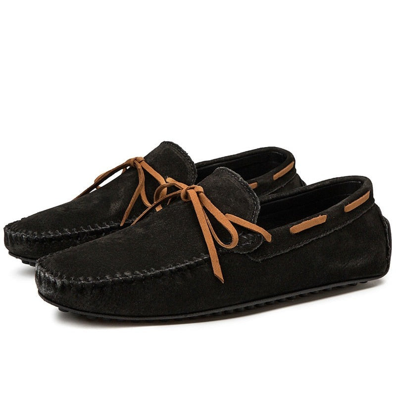 DEKABR2 - Suede Leather Boat Shoes/Loafers For Men - Summer Moccasins - Ashour Shoes — view 10 of 23