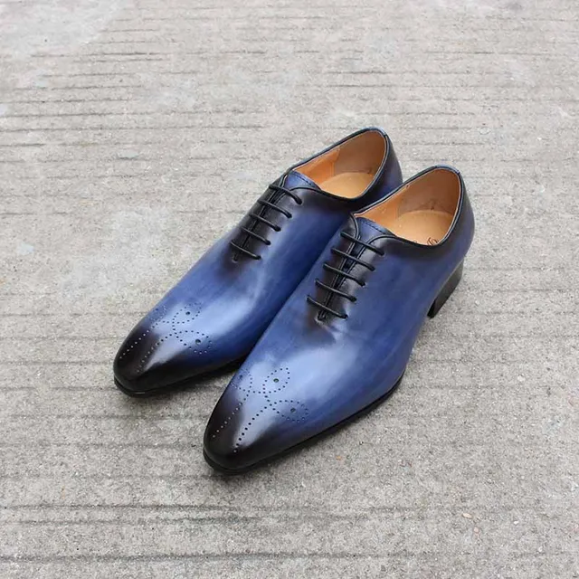 ashour shoes oxford shoes blue