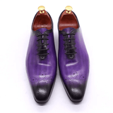 The Ardito - Men's Elegant Leather Oxford Dress Shoes (Whole Cut) - Ashour Shoes