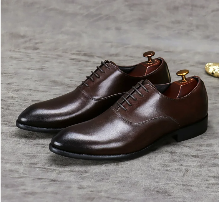 La Finezza - Italian Style Dress Shoes Genuine Leather Oxfords For Men