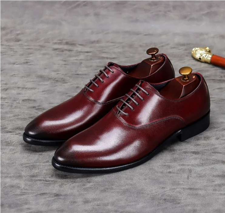 La Finezza - Italian Style Dress Shoes Genuine Leather Oxfords For Men