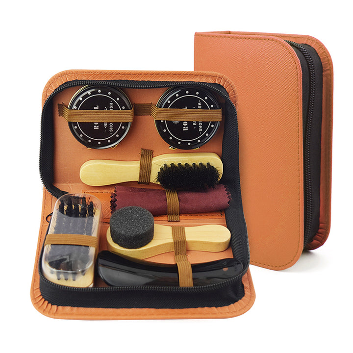 Brillo - 8-Piece Shoe Shine & Care Kit in Zip Travel Case - view 3