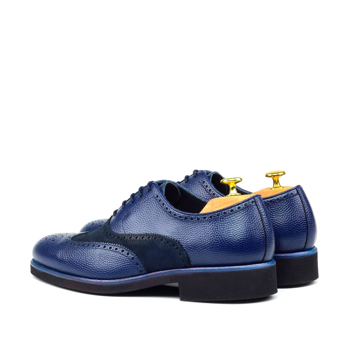 Zurigo - Handcrafted Blue Wingtip  brogue Oxford (big sizes)