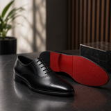 il Rosso red-bottom leather oxford dress shoes for men - lifestyle product shot