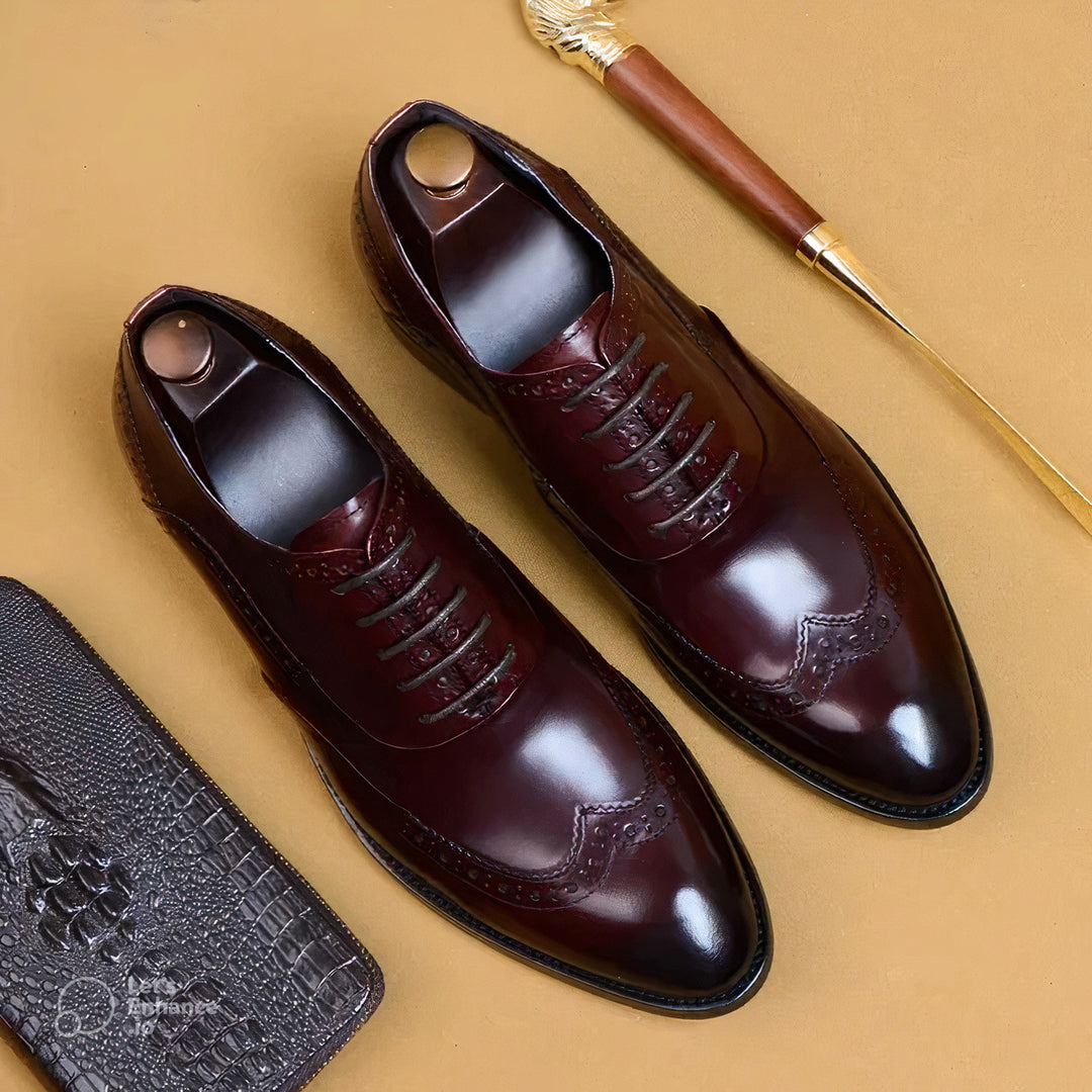La Finezza - Italian style Dress Shoes Genuine Leather Oxfords for men ...