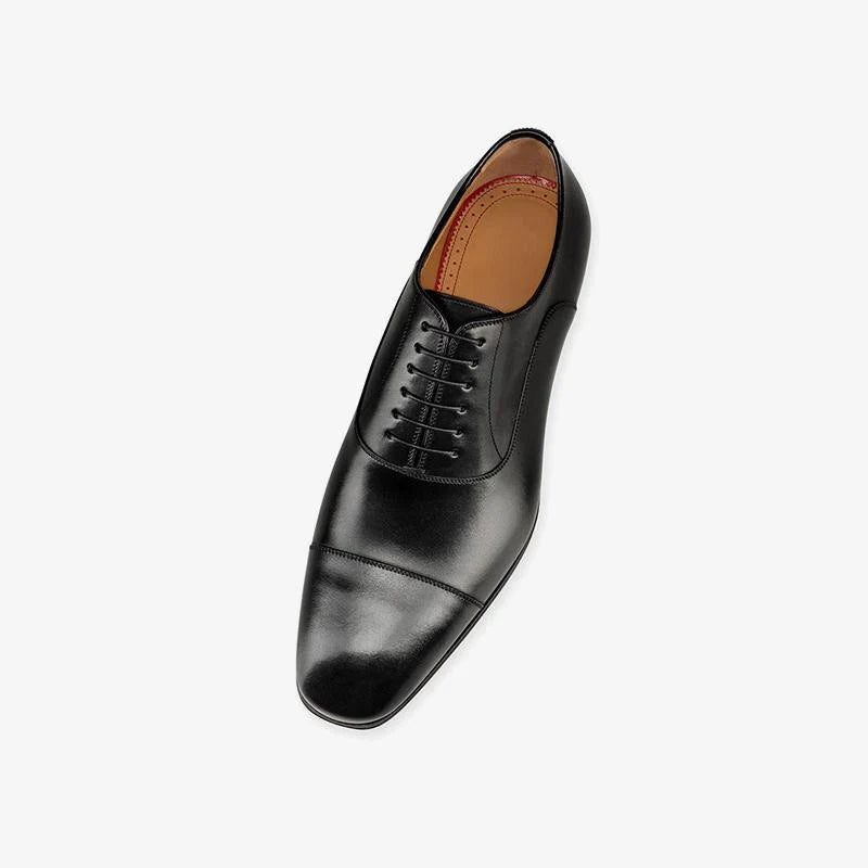 Il rosso X2 - Luxury red bottom sole oxford dress shoes for men - Ashour Shoes