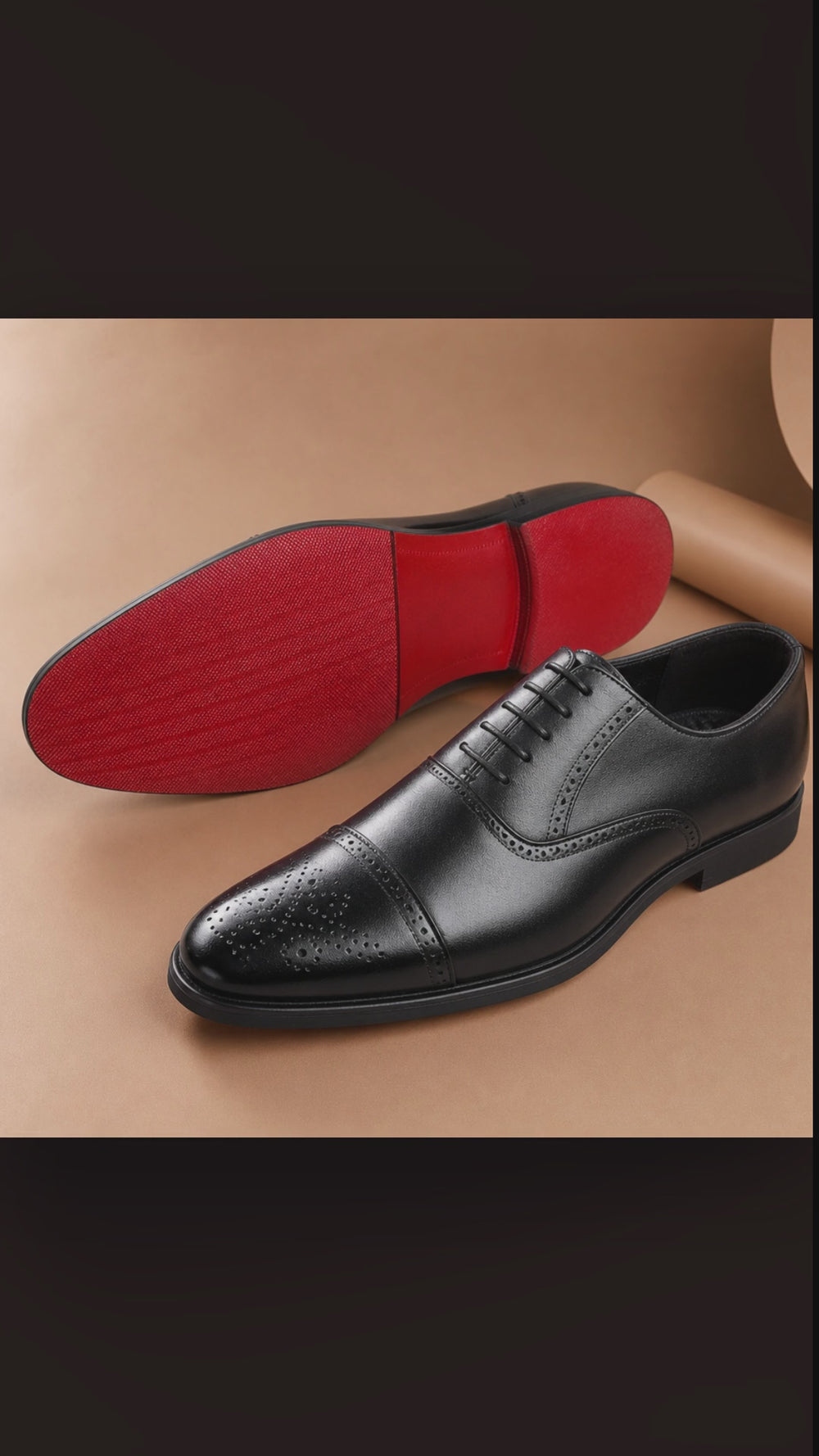 il Rosso red-bottom cap-toe brogue oxfords: product video