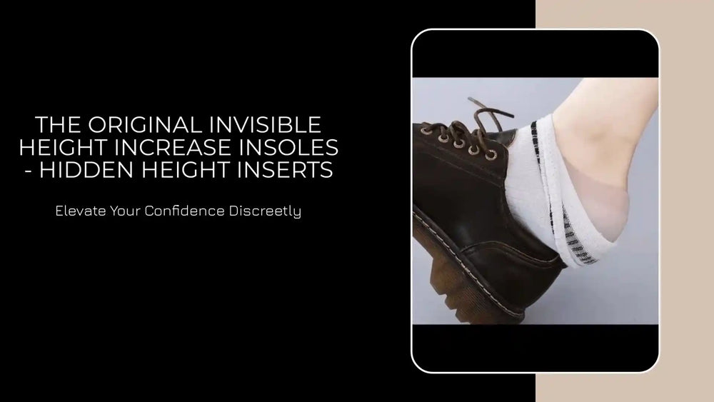 The original Invisible Height Increase Insoles - hidden height inserts by@Outfy