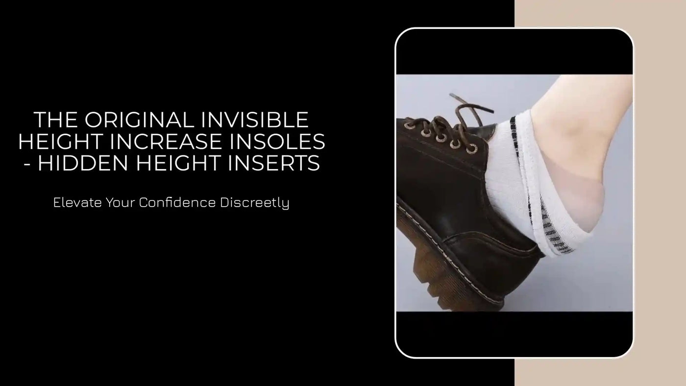 The original Invisible Height Increase Insoles - hidden height inserts by@Outfy