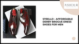 Strello - affordable derby brogue dress shoes for men by@Outfy