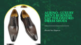 Aubino - Luxury Men's Business Cap Toe Oxford Dress Shoes by@Outfy