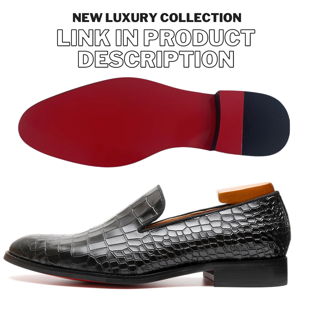The Rossi S - Red Bottom Classic Suede Leather Loafers