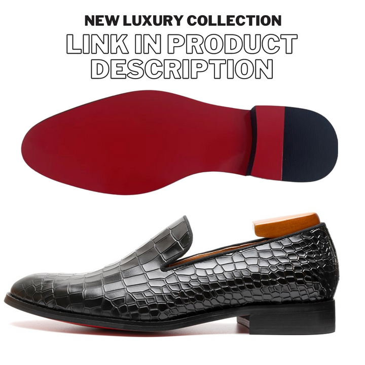 The Rossi S - Red Bottom Classic Suede Leather Loafers - Ashour Shoes