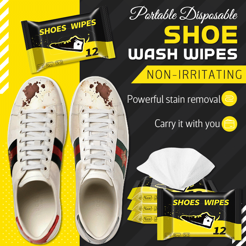 Powerful Shoe Cleaning Wipes - Disposable Shoes Cleaner