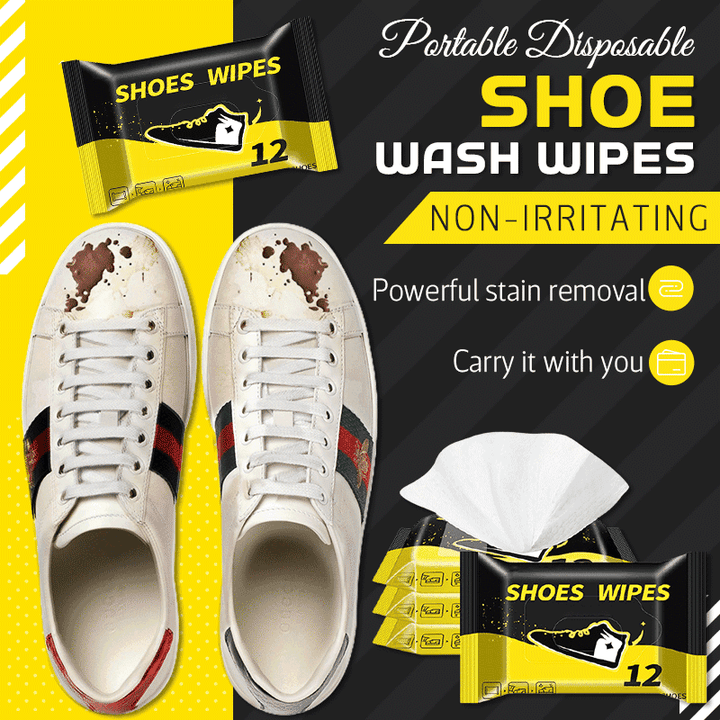 Powerful Shoe Cleaning Wipes - Disposable Shoes Cleaner - Ashour Shoes