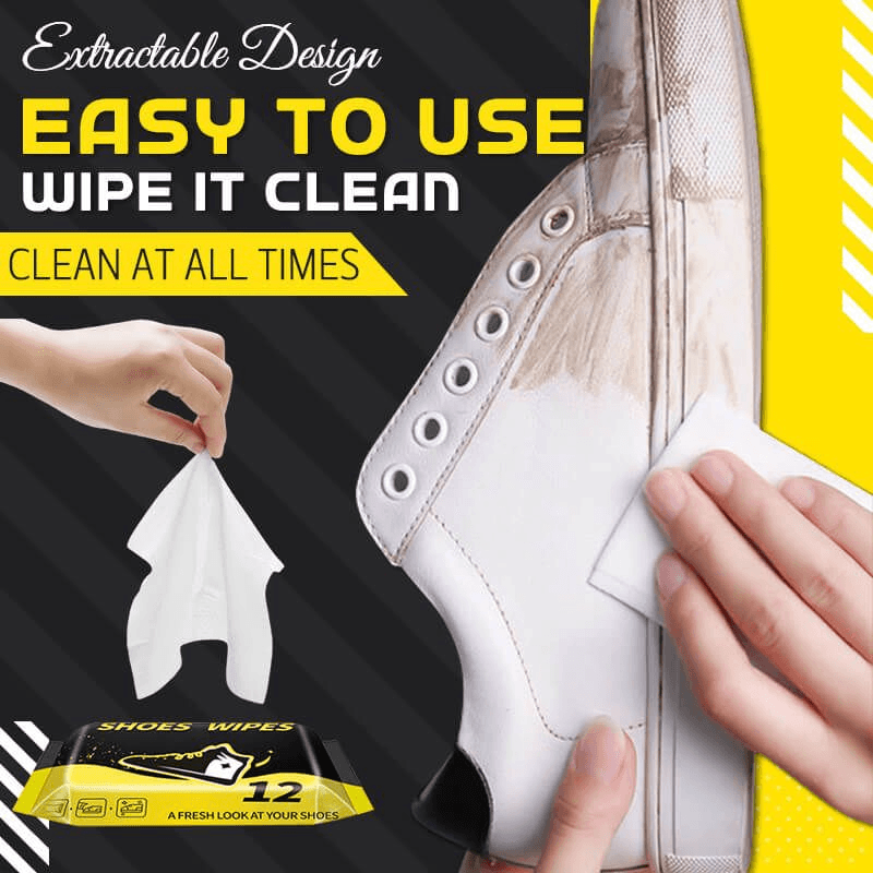 Powerful Shoe Cleaning Wipes - Disposable Shoes Cleaner - Ashour Shoes