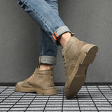 The Martinelli - Leather Ankle Boots For Men - Fall/Winter Boots - Ashour Shoes