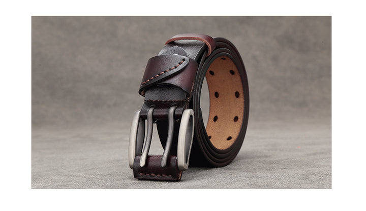 Punti - Men's leather Belt - Ashour Shoes