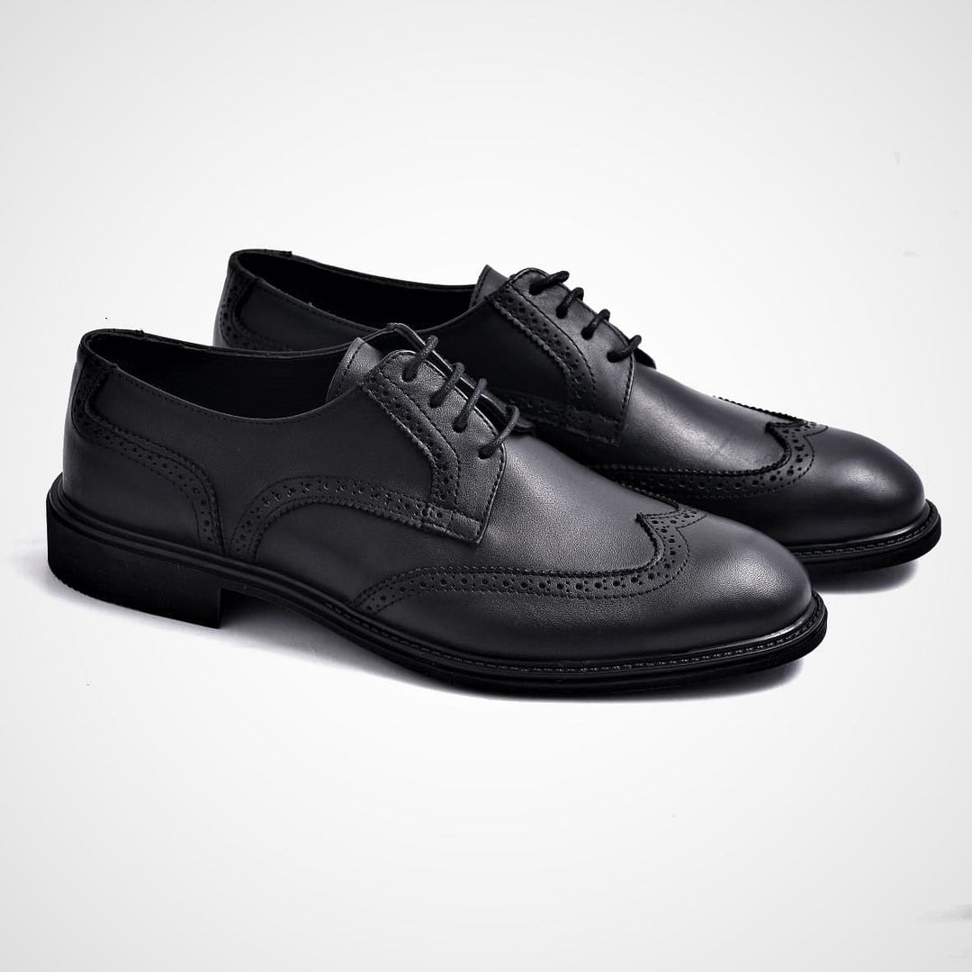 1954 Timeless Wingtip Brogue Oxford - Men's leather Dress Shoes (Signature Collection) - Ashour Shoes