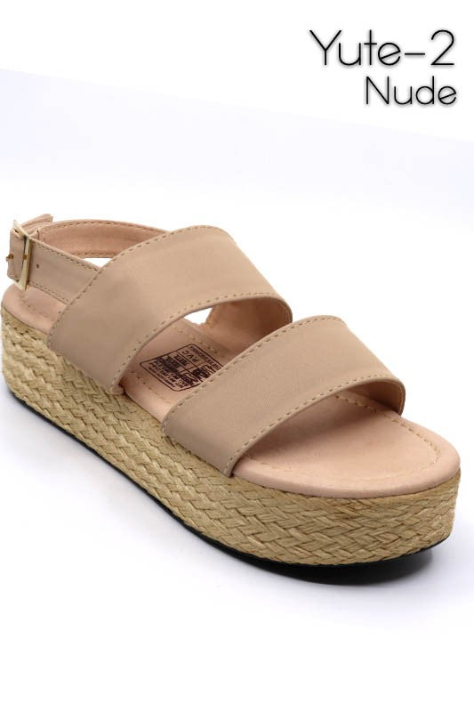 Yute - Wedge Sandals For Women - Ashour Shoes