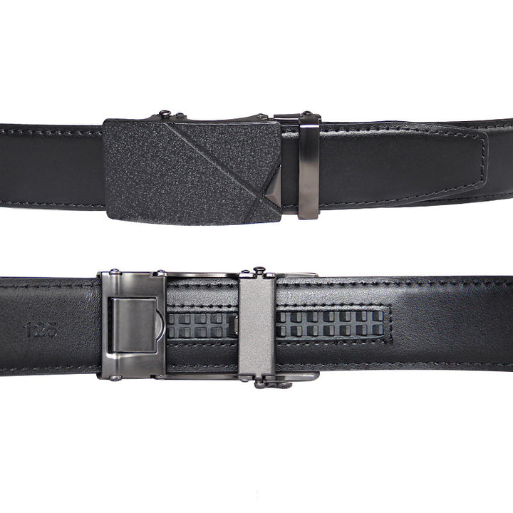 The LVU - Men's Leather Belt - Ashour Shoes