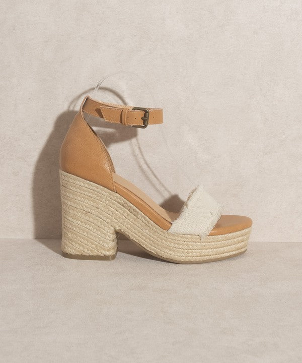 Riley - Espadrille Platform Sandals For women - Ashour Shoes