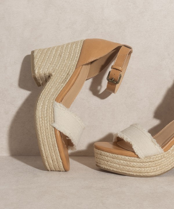 Riley - Espadrille Platform Sandals For women - Ashour Shoes