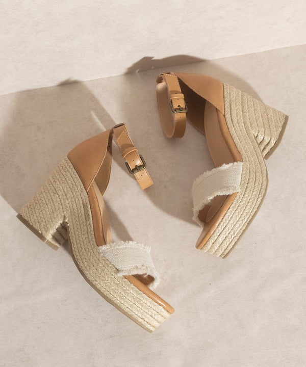 Riley - Espadrille Platform Sandals For women - Ashour Shoes