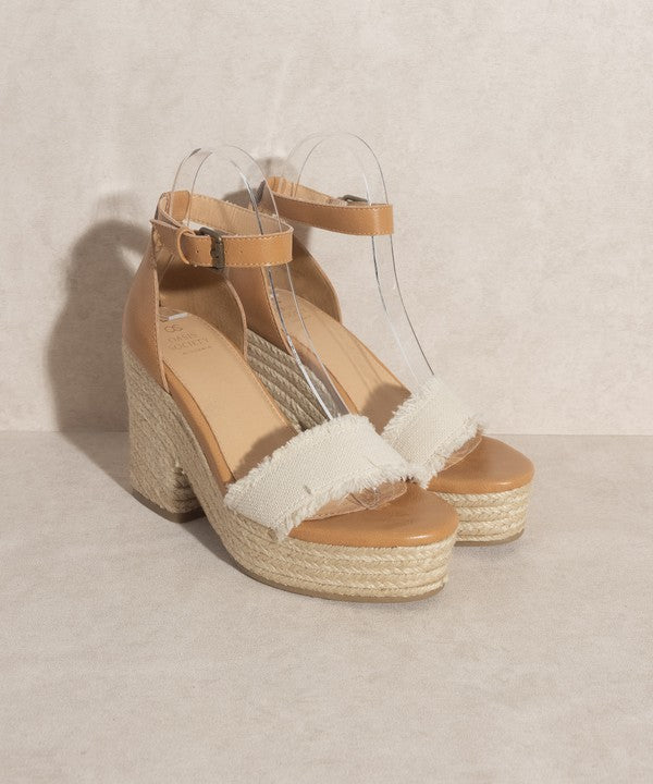 Riley - Espadrille Platform Sandals For women - Ashour Shoes