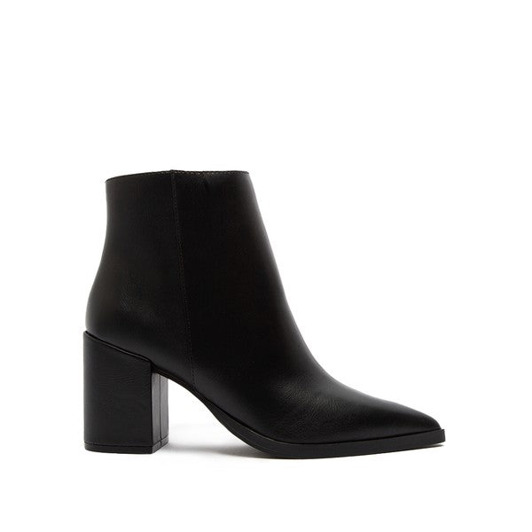 PLANRYA - High Heel Leather Boots For Women