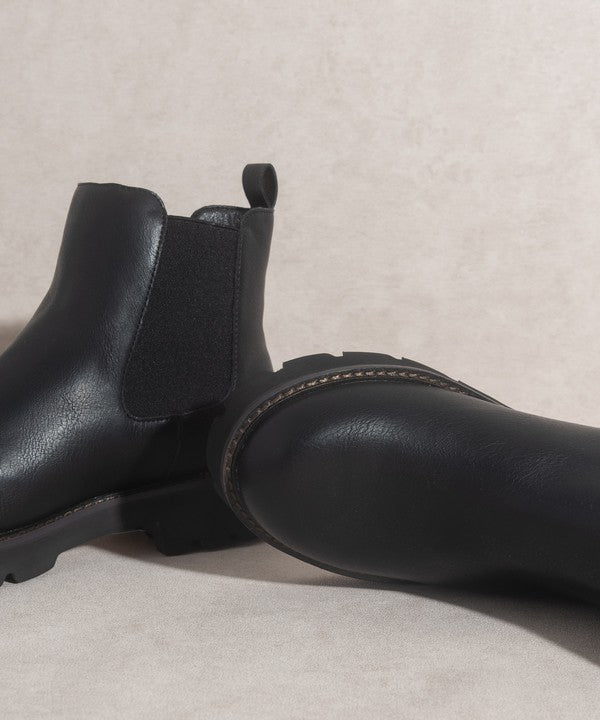 Gianna - Chunky Sole Chelsea Boots For Women - Ashour Shoes