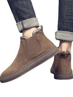 il Minimo - Men's Minimalist Slip On Chelsea Boots - Ashour Shoes