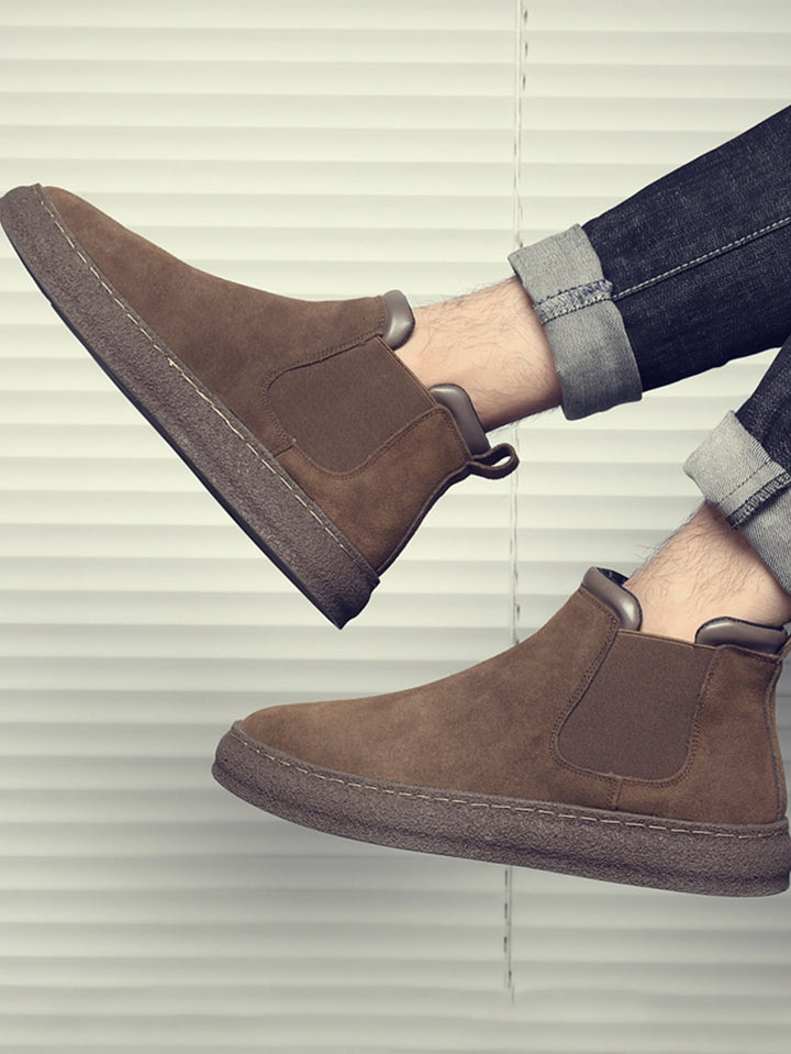 il Minimo - Men's Minimalist Slip On Chelsea Boots - Ashour Shoes