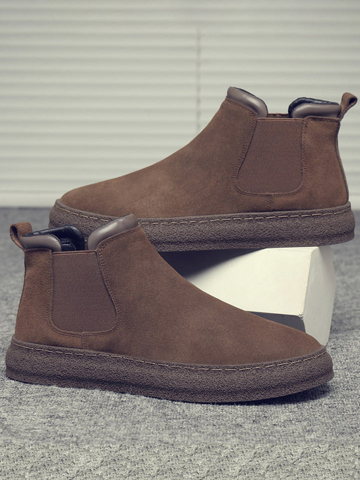 il Minimo - Men's Minimalist Slip On Chelsea Boots - Ashour Shoes